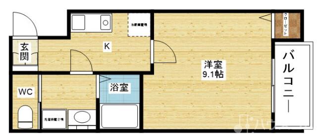 プライムコート東三国の間取り