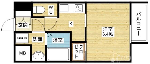 RIDGE姫島の間取り