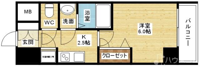 Dimus新大阪の間取り