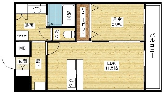 Dimus新大阪の間取り