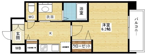 ララプレイス新大阪シエスタの間取り