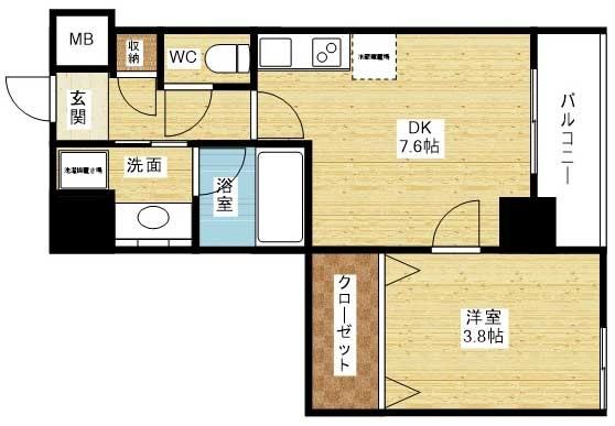 ORSUS新大阪の間取り
