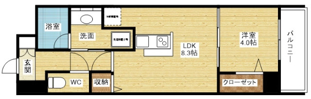 幸court　tsukamotoの間取り