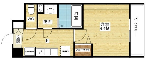 グランカリテ新大阪WESTの間取り