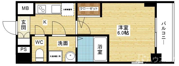 エスリード大阪シティノースの間取り