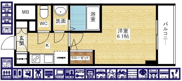 エスリード大阪シティノースの間取り