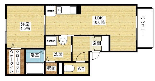 フォートレスⅢの間取り