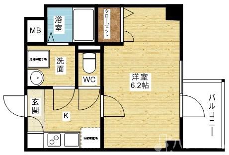 S-RESIDENCE新大阪Rishの間取り