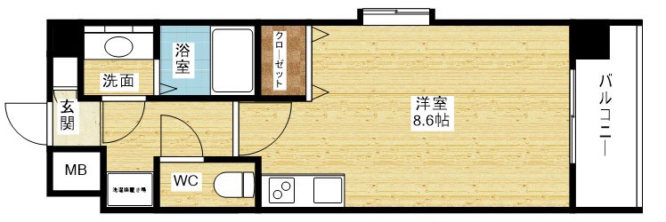プレサンス神崎川ファインブレスの間取り