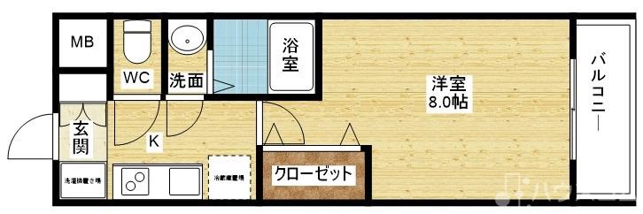スプランディッド十三本町の間取り