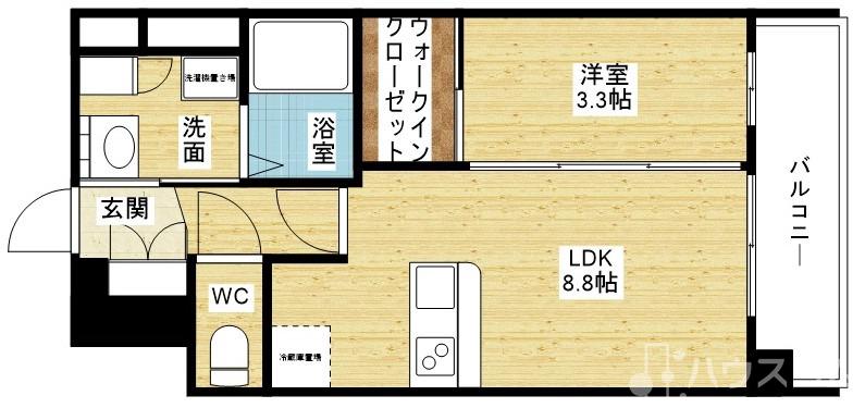 Luxe新大阪西の間取り