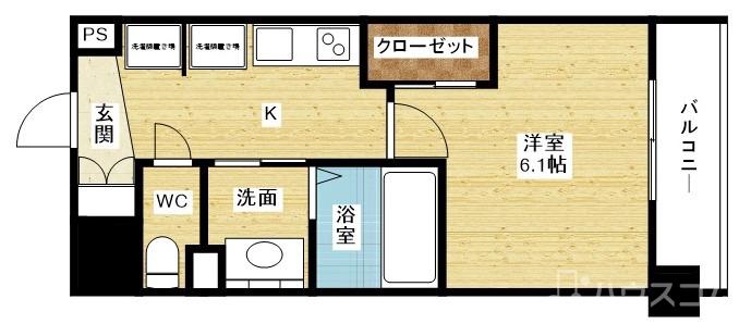Luxe新大阪西の間取り
