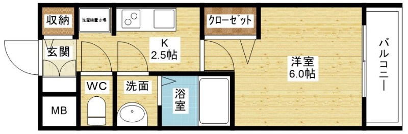 スプランディッド新大阪WESTの間取り