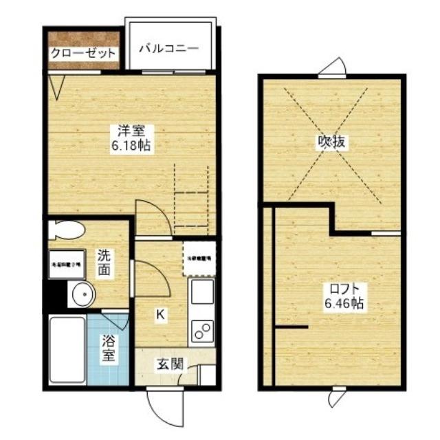 アクセル三津屋北の間取り