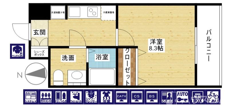 エスリード北大阪レジデンスの間取り