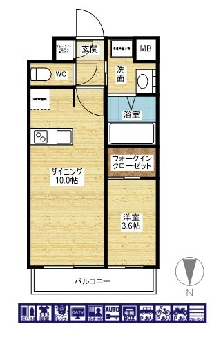 コンフォリア新大阪宮原Qの間取り