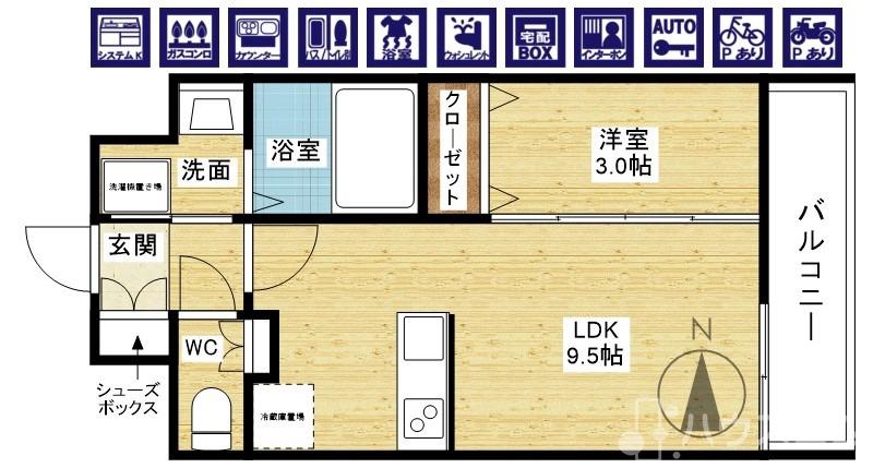 GRAN PASEO 新大阪の間取り