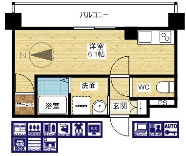 プレサンス東三国エンブレイスの間取り