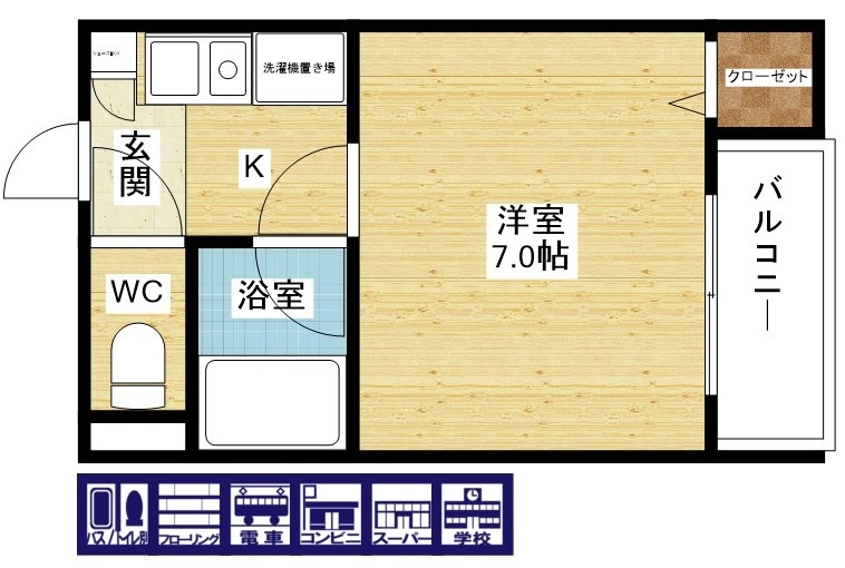 シャトーサンショウの間取り