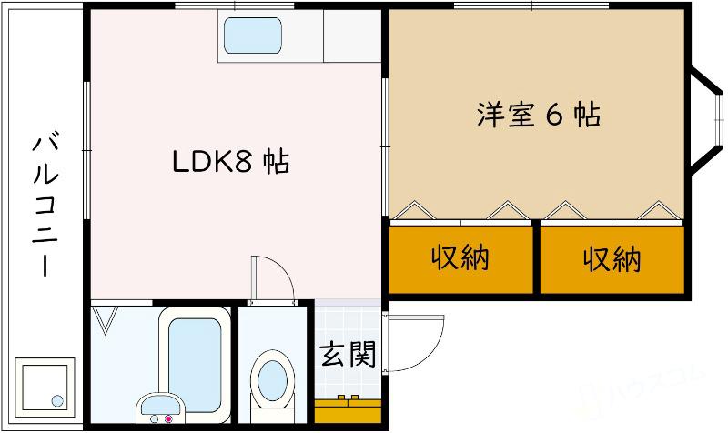 ハイツ西田の間取り