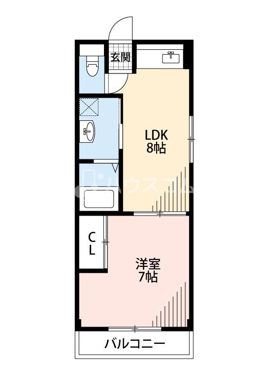 千島マンションの間取り