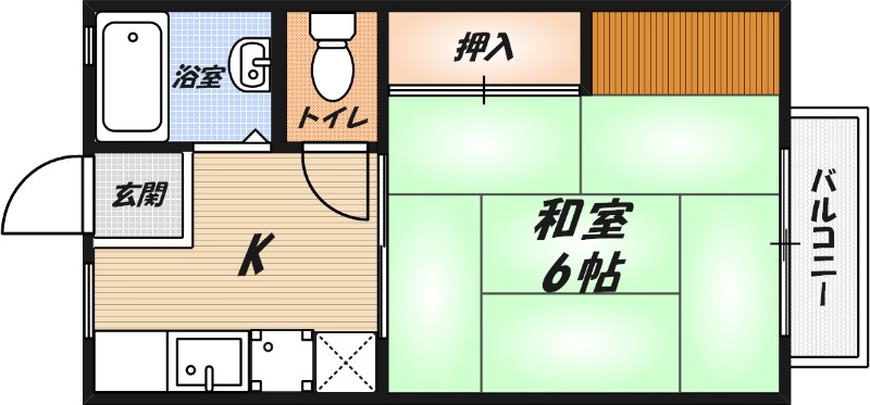 ハイツ山川の間取り