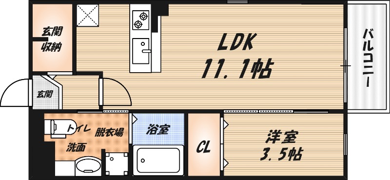 エヴァーハイムの間取り