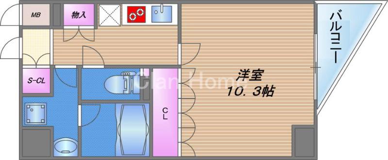 ビエラコート内久宝寺(旧：ルクレ内久宝寺)の間取り