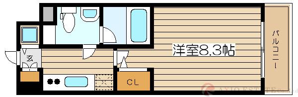 プラウドフラット新大阪の間取り