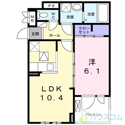 カーサフェリーチェの間取り
