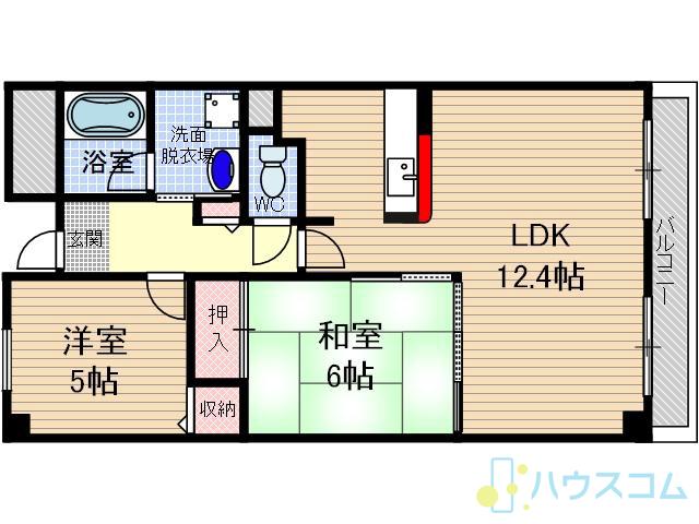ゼアス真砂の間取り