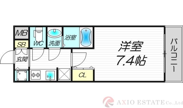 W-STYLE新大阪の間取り