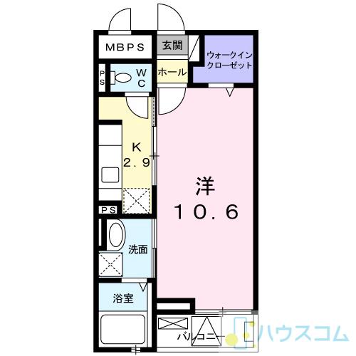ヴォワ　ラクテ　ノースの間取り