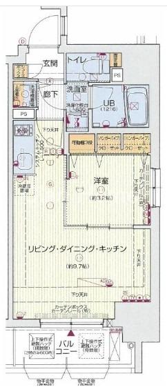 レオンコンフォート北浜の間取り