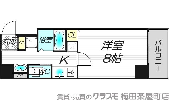 ミラージュパレス本町東レジデンスの間取り