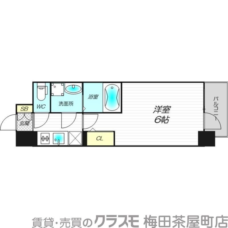エスリード天六ラグジェの間取り