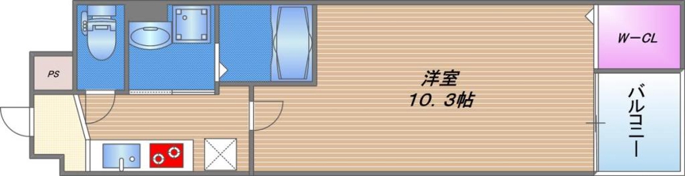 エクセレントⅢ藤田の間取り