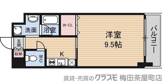 ＫＨＫコート西野田の間取り