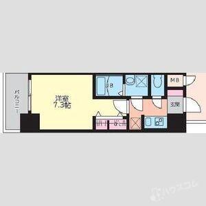 新高の完工年月（2021年5月）築の賃貸マンションの間取り