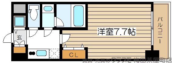 S-RESIDENCE福島Luxeの間取り