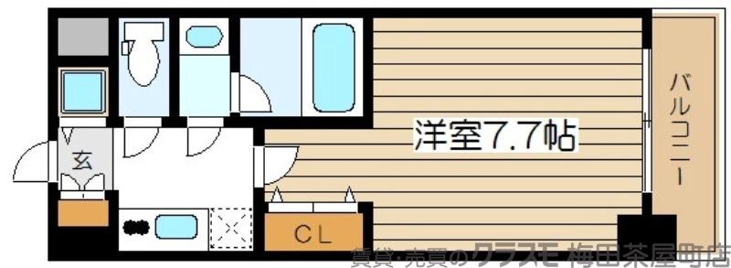 S-RESIDENCE福島Luxeの間取り
