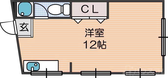 サンシティ粉浜の間取り