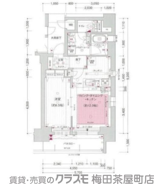プレサンスロジェ本町の間取り