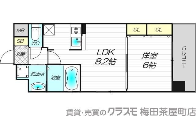 アドバンス新大阪Ⅲの間取り