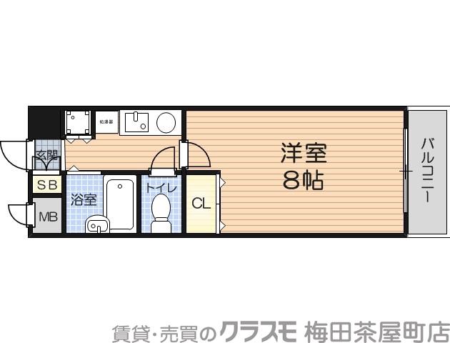 パークヴュー北梅田の間取り