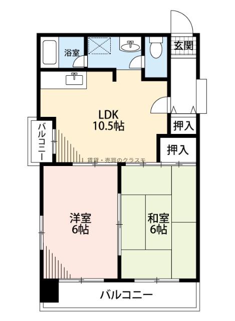 ベルメゾンイトウの間取り