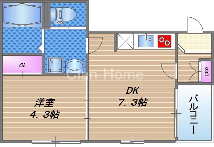 グランメゾン森ノ宮の間取り