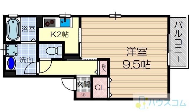 アウラ千里丘の間取り