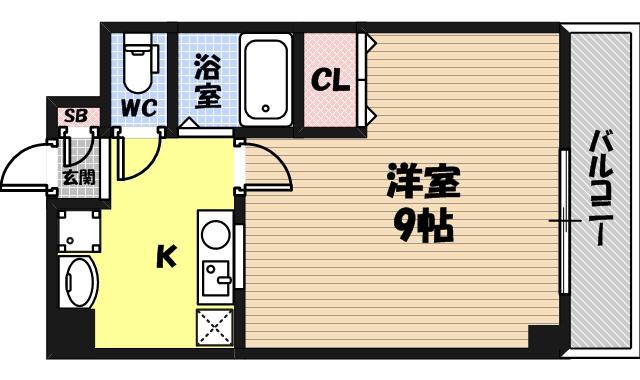 パレ・ドゥ鶴見緑地の間取り