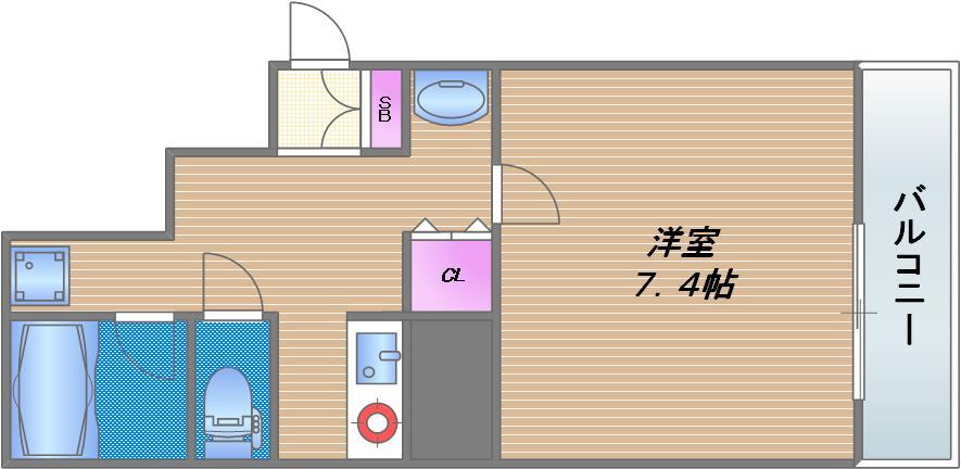 M｀LIFE森ノ宮の間取り